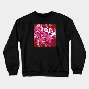 Lesbian Pride Abstract Swirled Spilled Paint Crewneck Sweatshirt